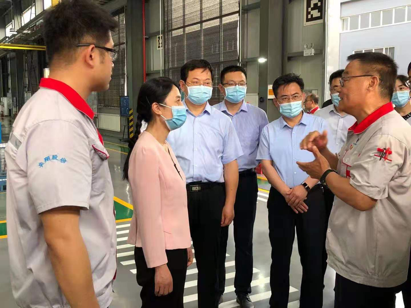 省委常委、組織部部長陳安麗蒞臨我司調研企業(yè)黨建及運行情況